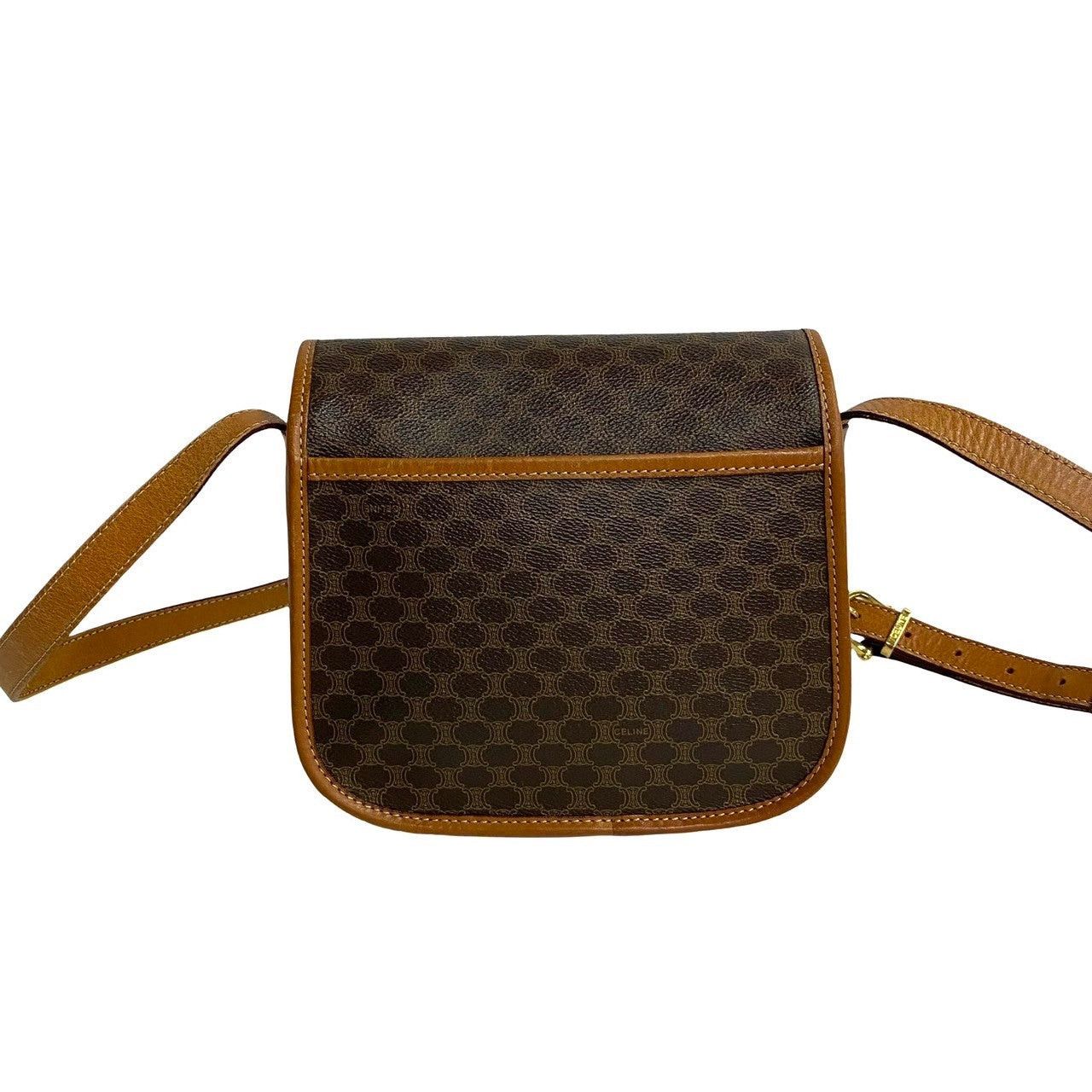 Celine Celine Shoulder Bag Brown Leather Size ONE SIZE - 4 Thumbnail