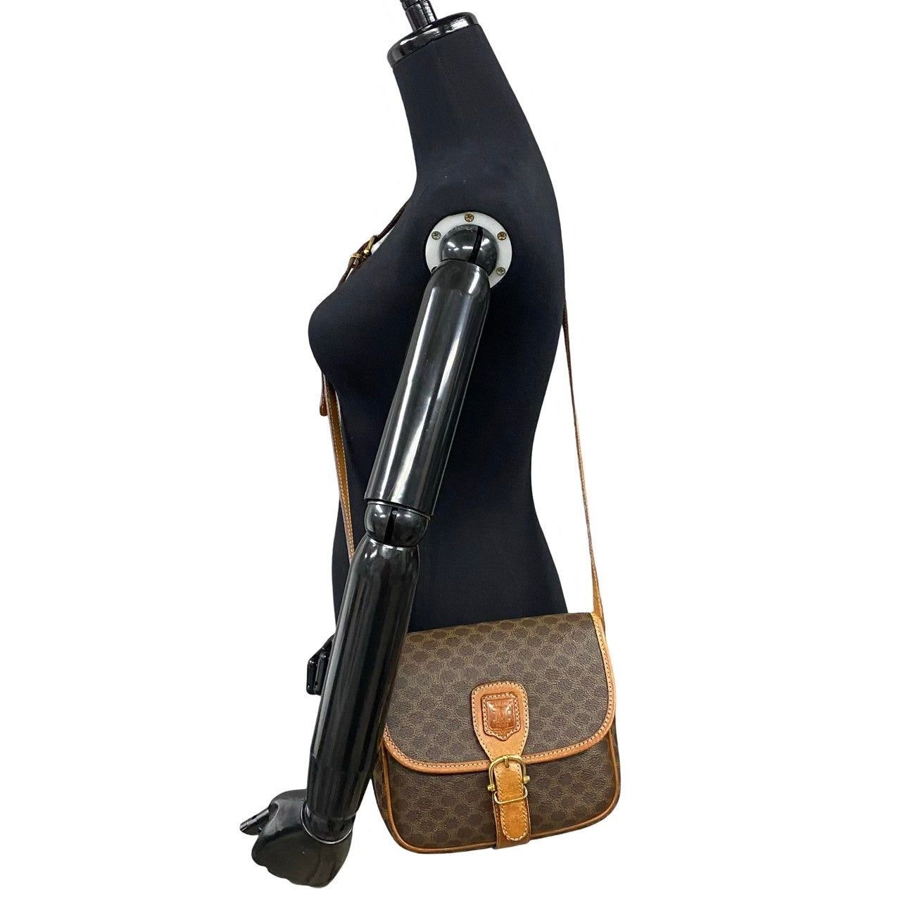 Celine Celine Shoulder Bag Brown Leather Size ONE SIZE - 2 Thumbnail