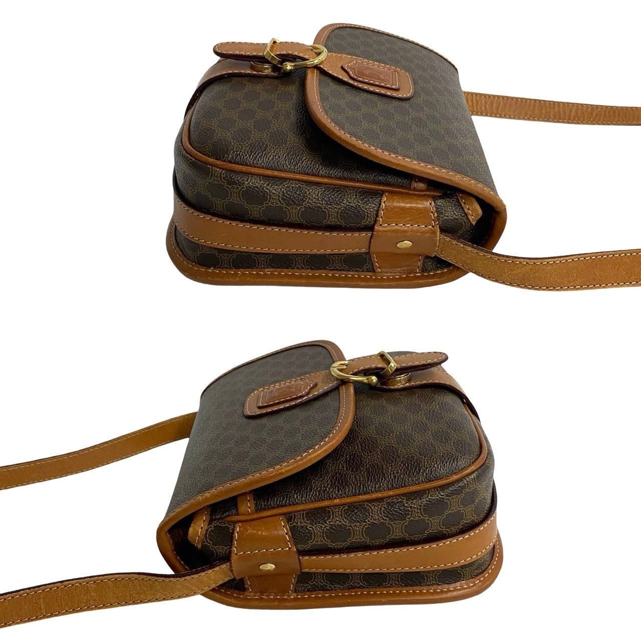 Celine Celine Shoulder Bag Brown Leather Size ONE SIZE - 5 Thumbnail