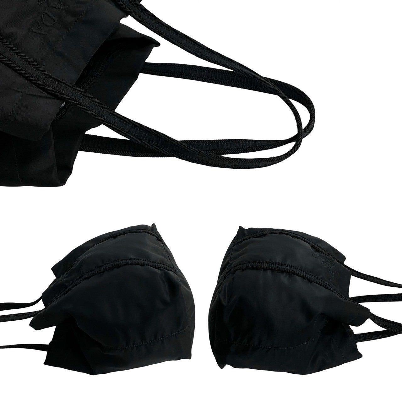 Prada Prada Tote Bag Black Nylon Size ONE SIZE - 6 Thumbnail