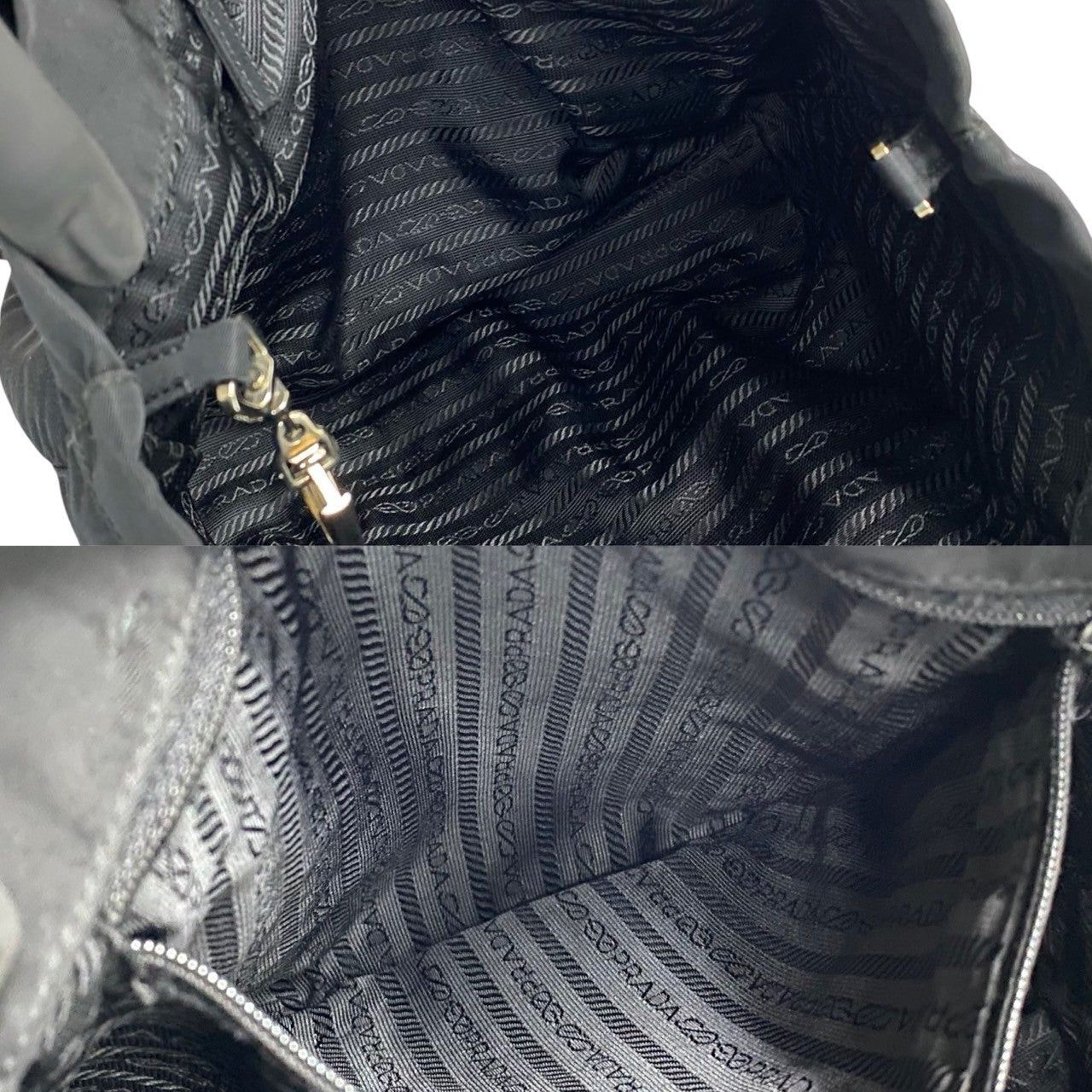 Prada Prada Tote Bag Black Nylon Size ONE SIZE - 9 Thumbnail