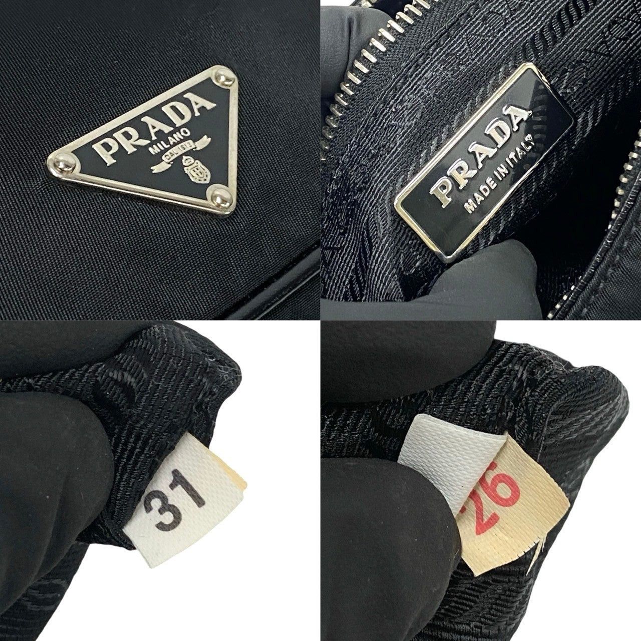 Prada Prada Handbag Black Synthetic Size ONE SIZE - 3 Thumbnail