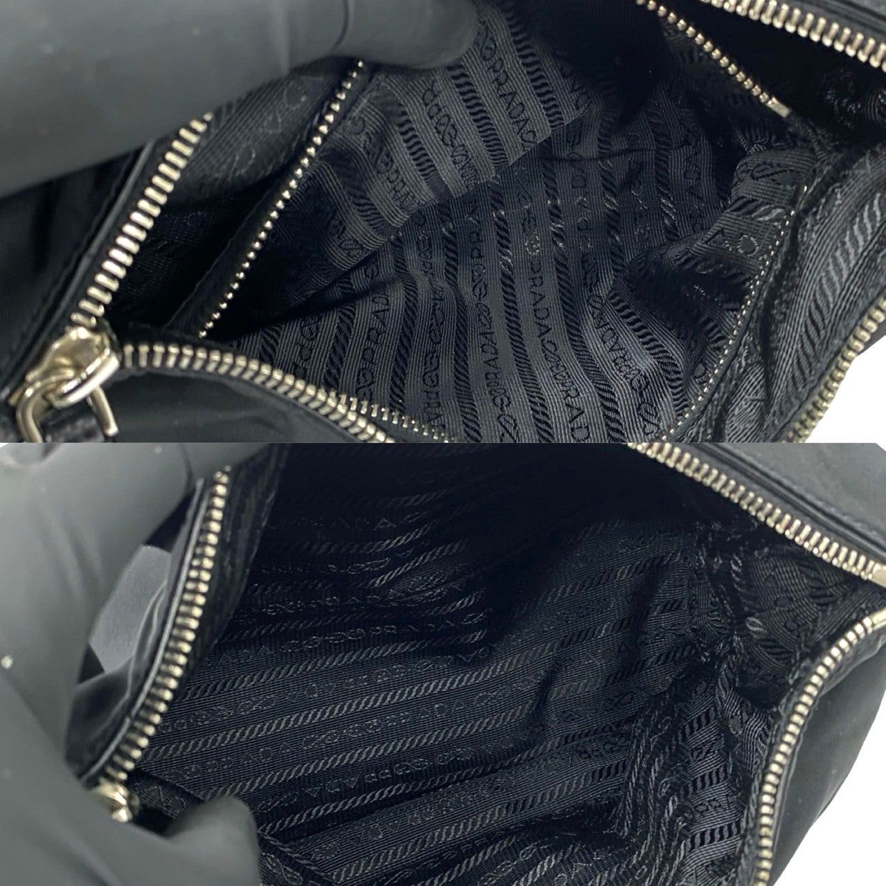 Prada Prada Handbag Black Synthetic Size ONE SIZE - 8 Thumbnail