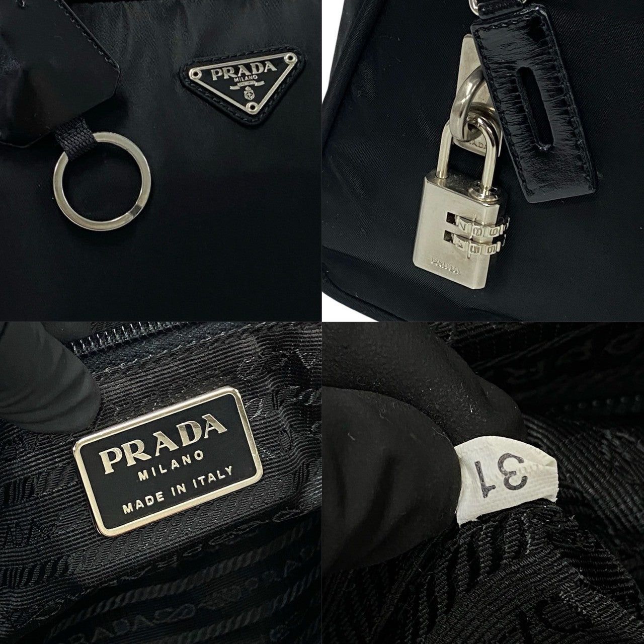 Prada Prada Handbag Black Synthetic Size ONE SIZE - 3 Thumbnail