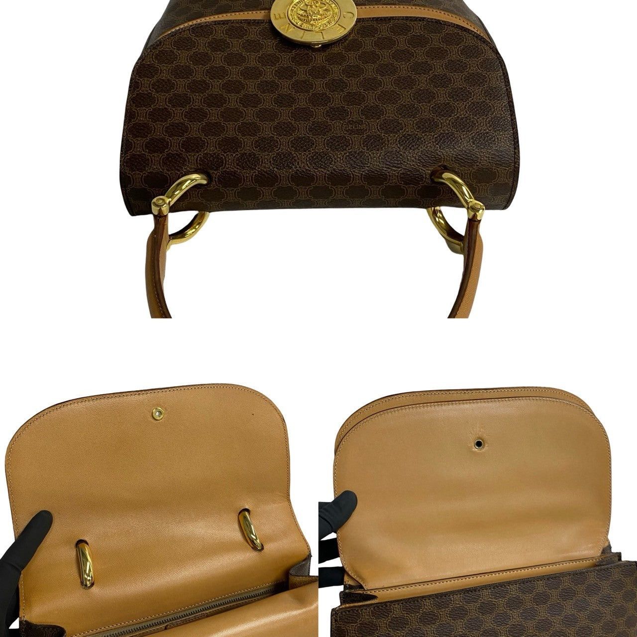 Celine Celine Handbag Brown Leather Size ONE SIZE - 7 Thumbnail