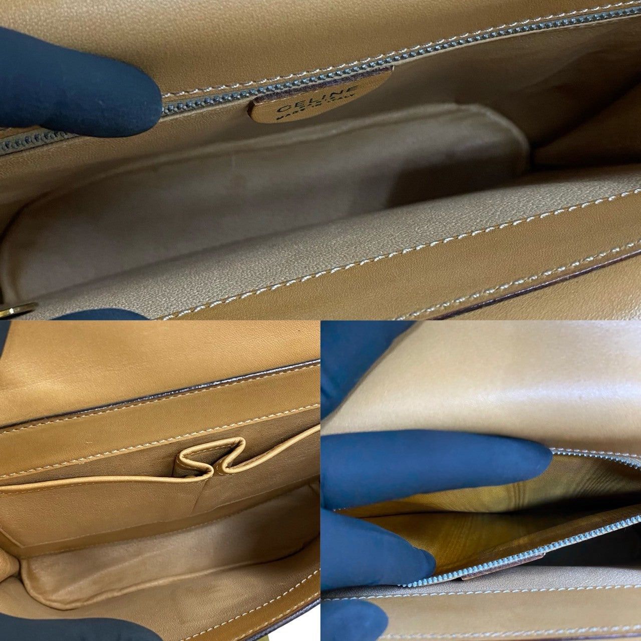 Celine Celine Handbag Brown Leather Size ONE SIZE - 8 Thumbnail
