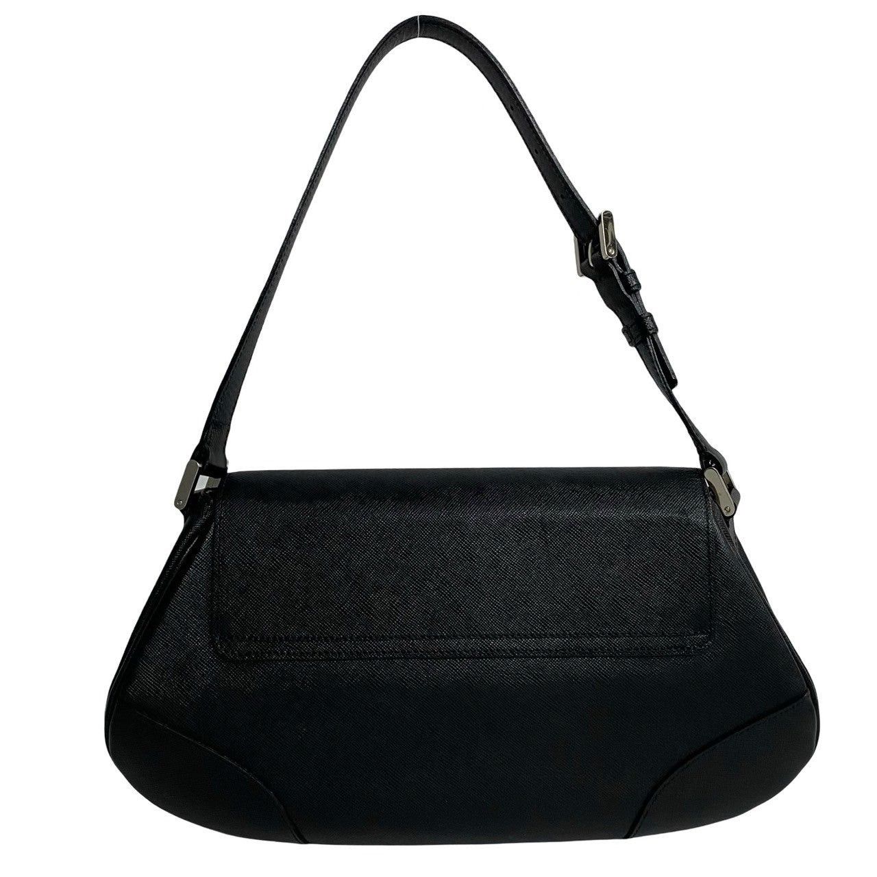 Burberry Burberry Shoulder Bag Black Leather Size ONE SIZE - 4 Thumbnail