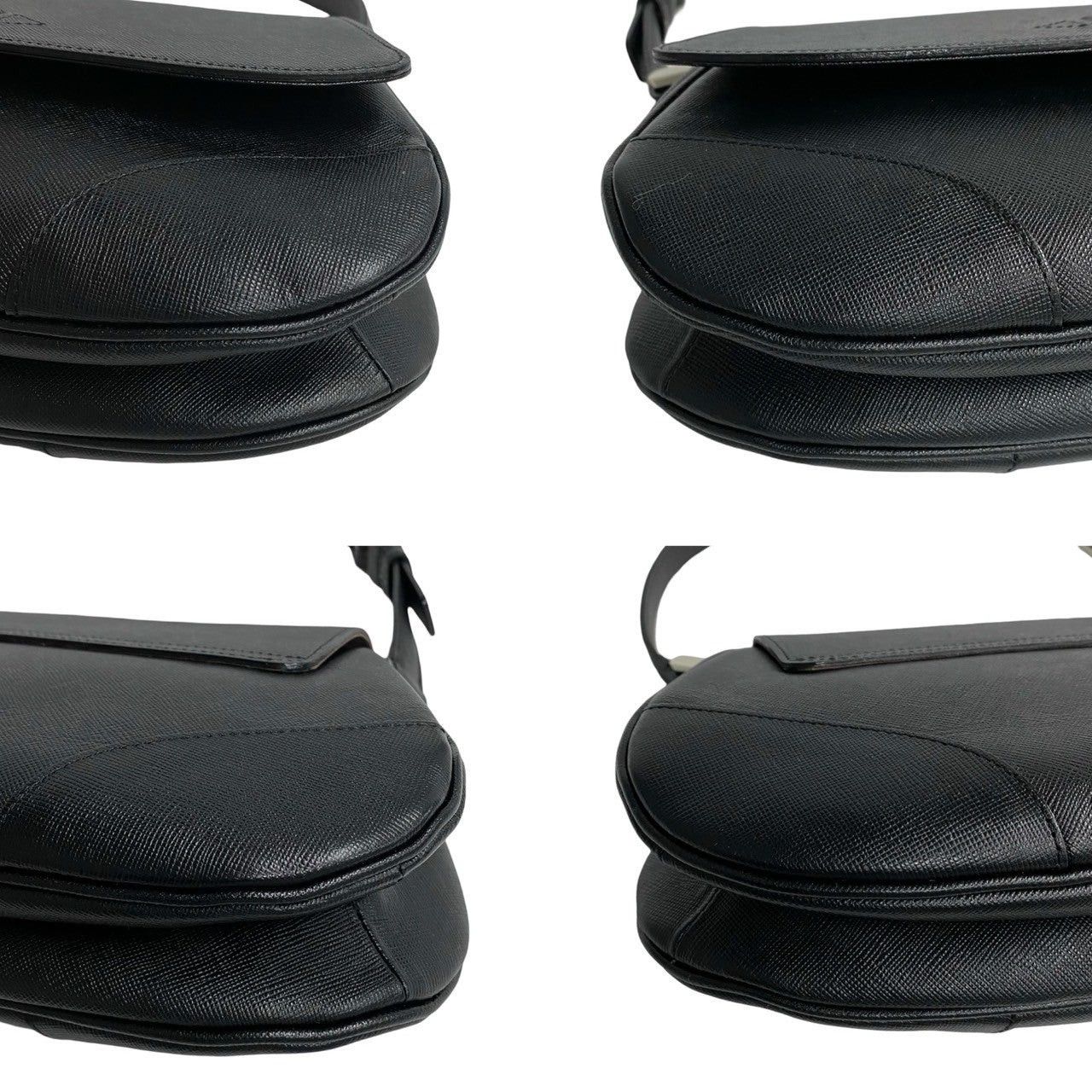 Burberry Burberry Shoulder Bag Black Leather Size ONE SIZE - 7 Thumbnail