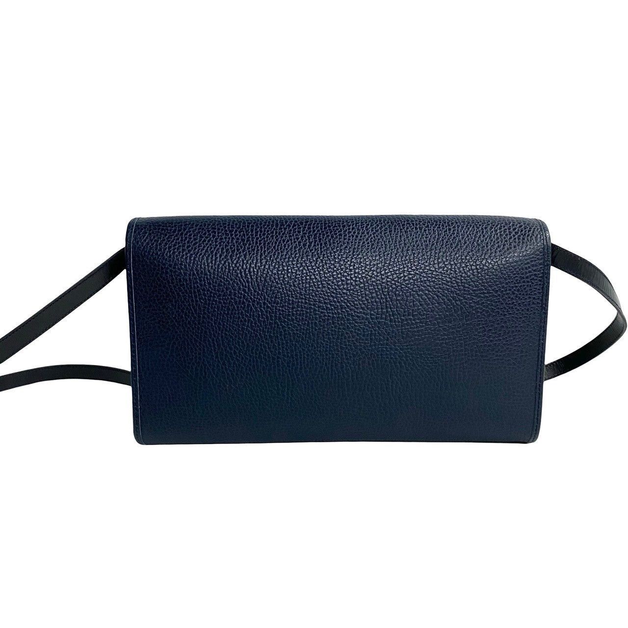 Dior Dior Shoulder Bag Navy Leather Size ONE SIZE - 4 Thumbnail