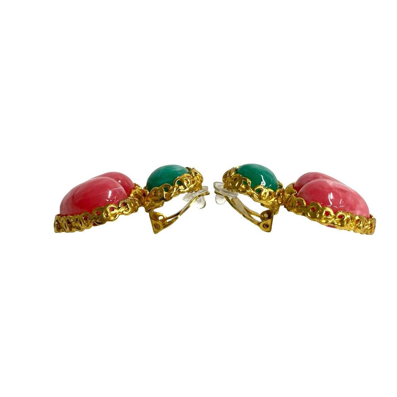 Chanel Earrings Gold Plated