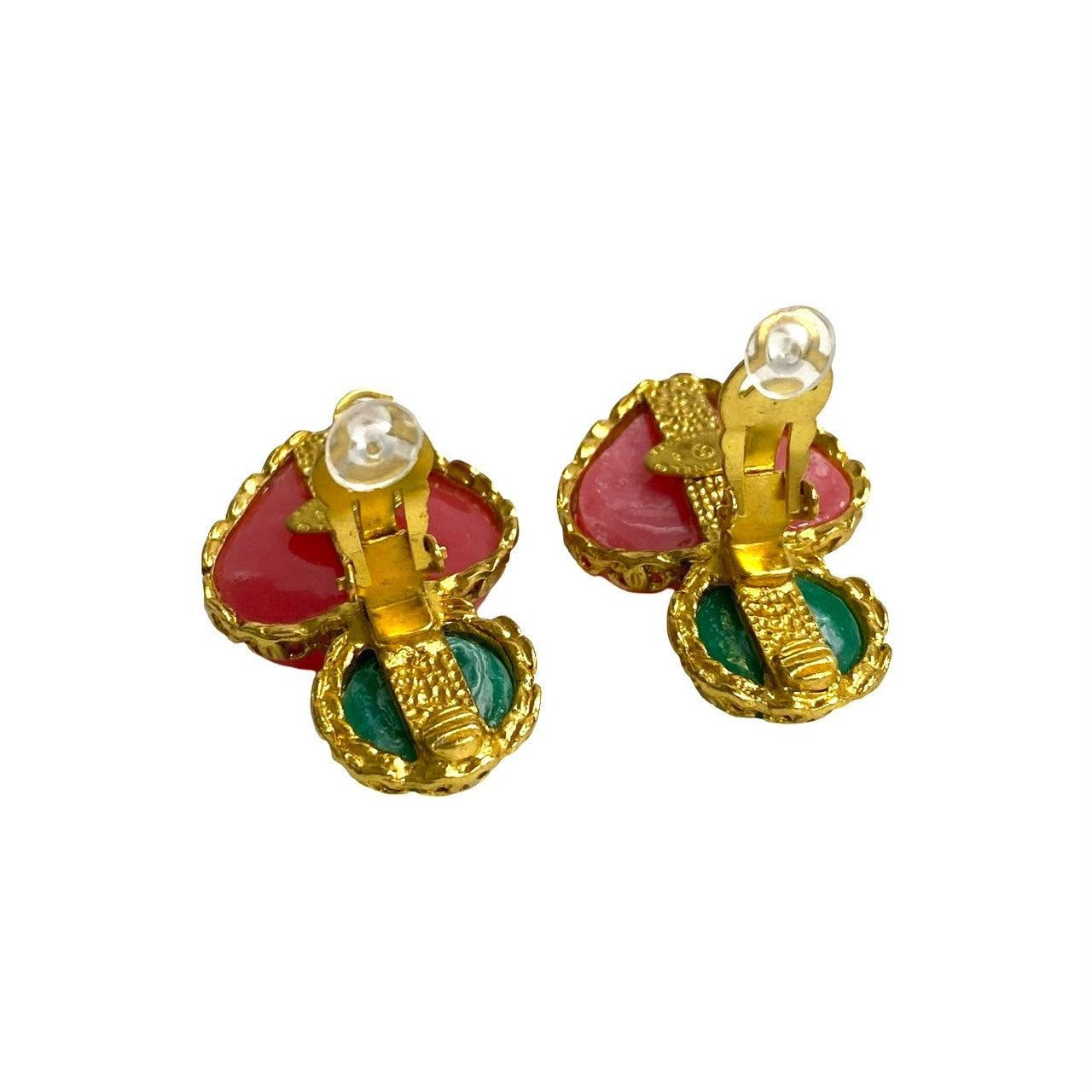 Chanel Earrings Gold Plated