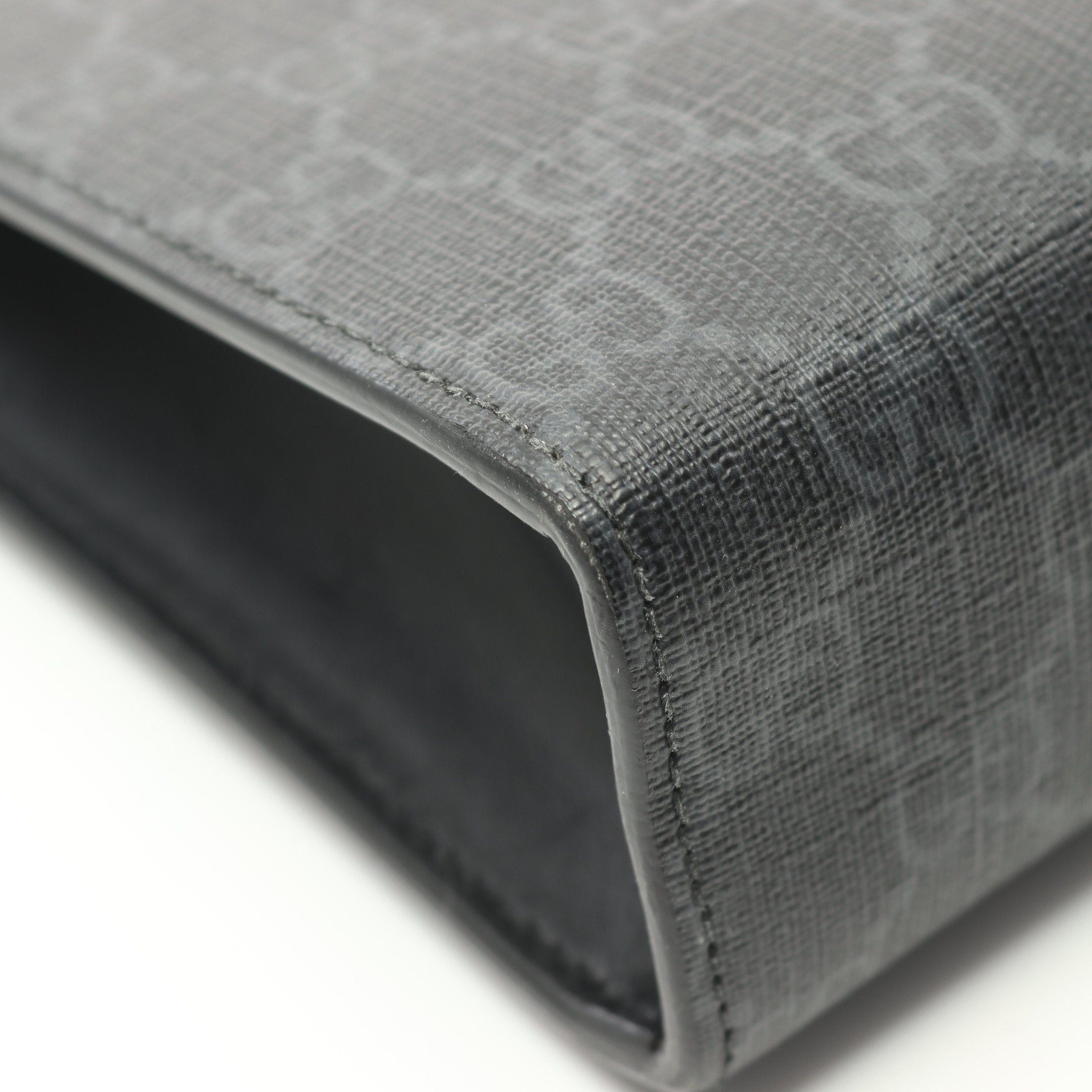 Gucci Gucci Gg Supreme Webbing Line Clutch Bag Leather Black Multicolor Size ONE SIZE - 6 Thumbnail