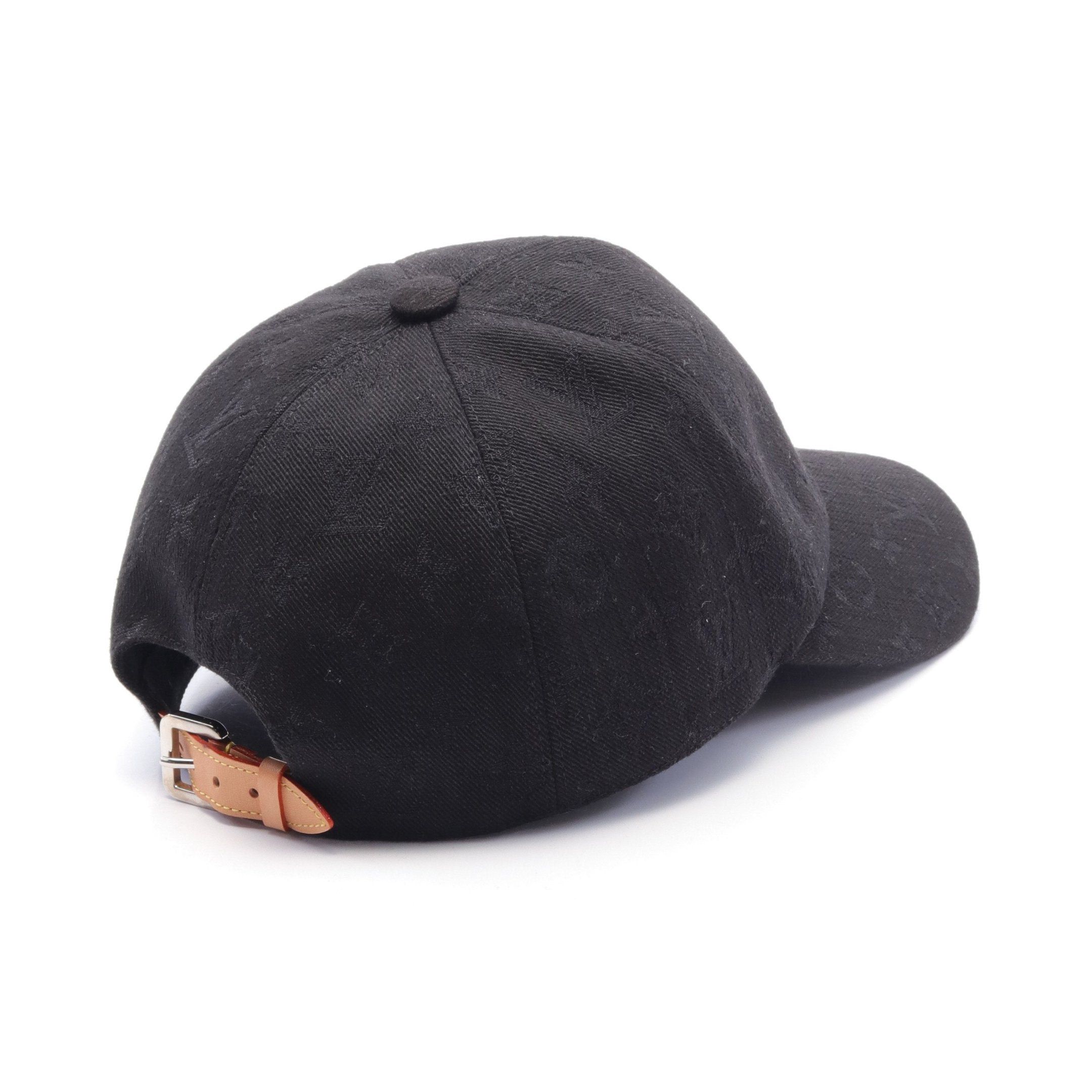 Louis Vuitton Louis Vuitton Monogram Essential Cap Cotton Black Size ONE SIZE - 2 Thumbnail