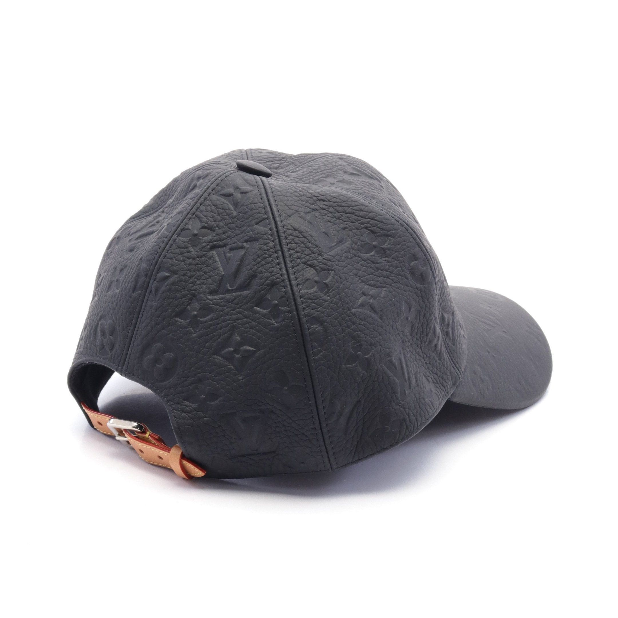 Louis Vuitton Louis Vuitton Monogram Empreinte Noir Cap Leather Black Size ONE SIZE - 2 Thumbnail