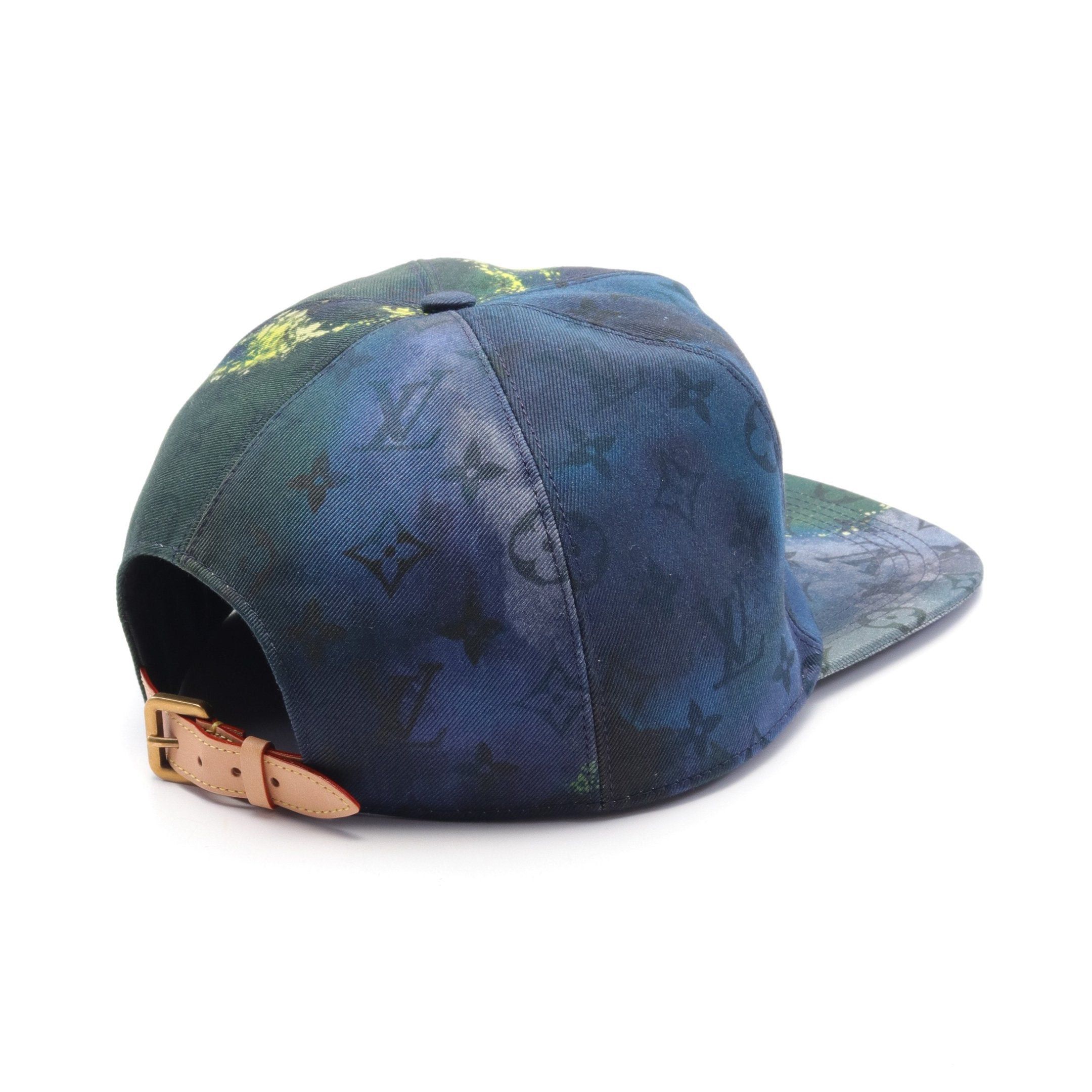 Louis Vuitton Louis Vuitton Casquette Monogram Tie-Dye Cap Cotton Navy Multicolor Size ONE SIZE - 2 Thumbnail