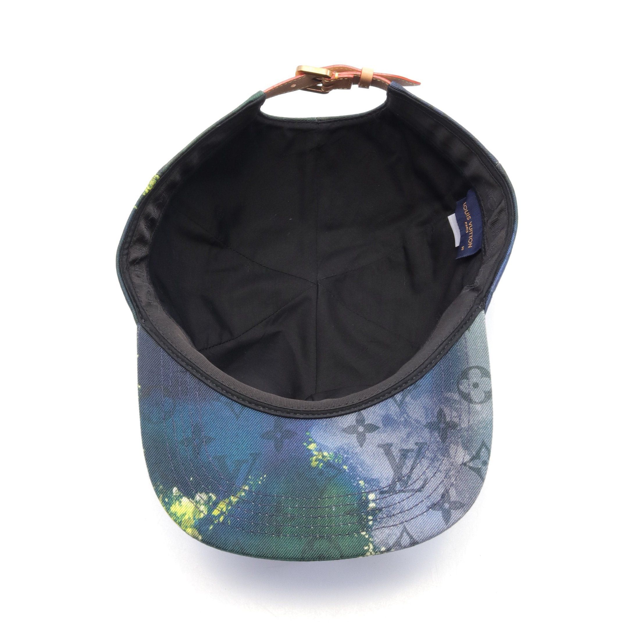 Louis Vuitton Louis Vuitton Casquette Monogram Tie-Dye Cap Cotton Navy Multicolor Size ONE SIZE - 3 Thumbnail