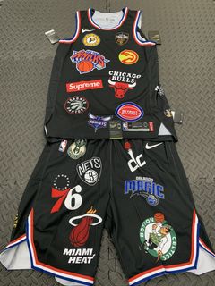 Supreme Nike/nba Teams Basketball Jersey Tank In Black