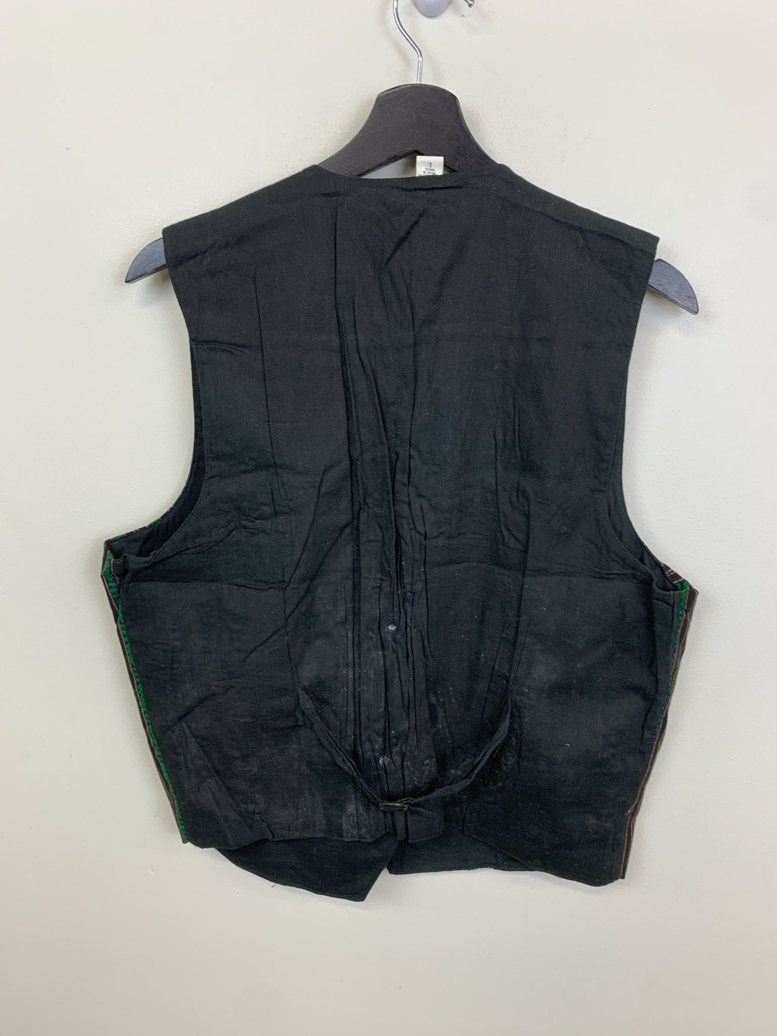 Vintage Vintage 1980s Nepalese Hand Made Vertical Stripe Canvas Vest Size M Size US M / EU 48-50 / 2 - 3 Thumbnail
