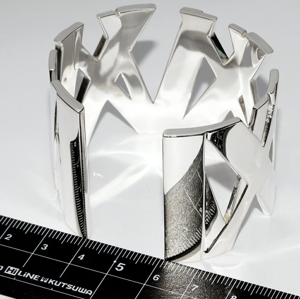 Tiffany & Co. Tiffany & Co. Tiffany & Co. Silver 925 Atlas Cuff Bracelet Metal Bangle Size ONE SIZE - 4 Thumbnail