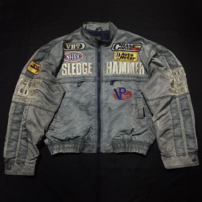 Yellow Corn Black Running Project 'Sledge Hammer' Motorcycle Jacket