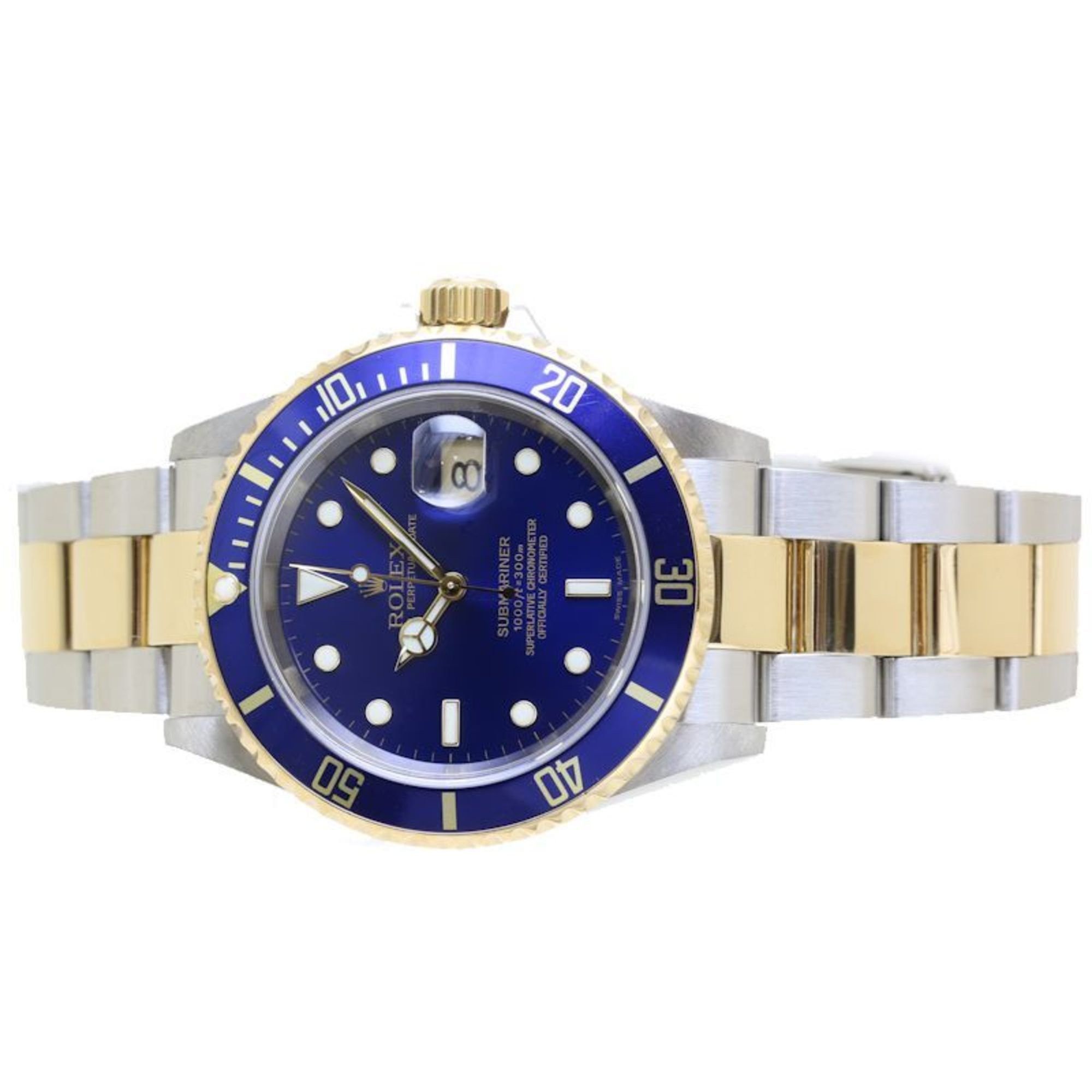 Rolex Rolex Blue Submariner Date 16613TK18YGx Stainless Steel Men's 39678 Size ONE SIZE - 2 Thumbnail