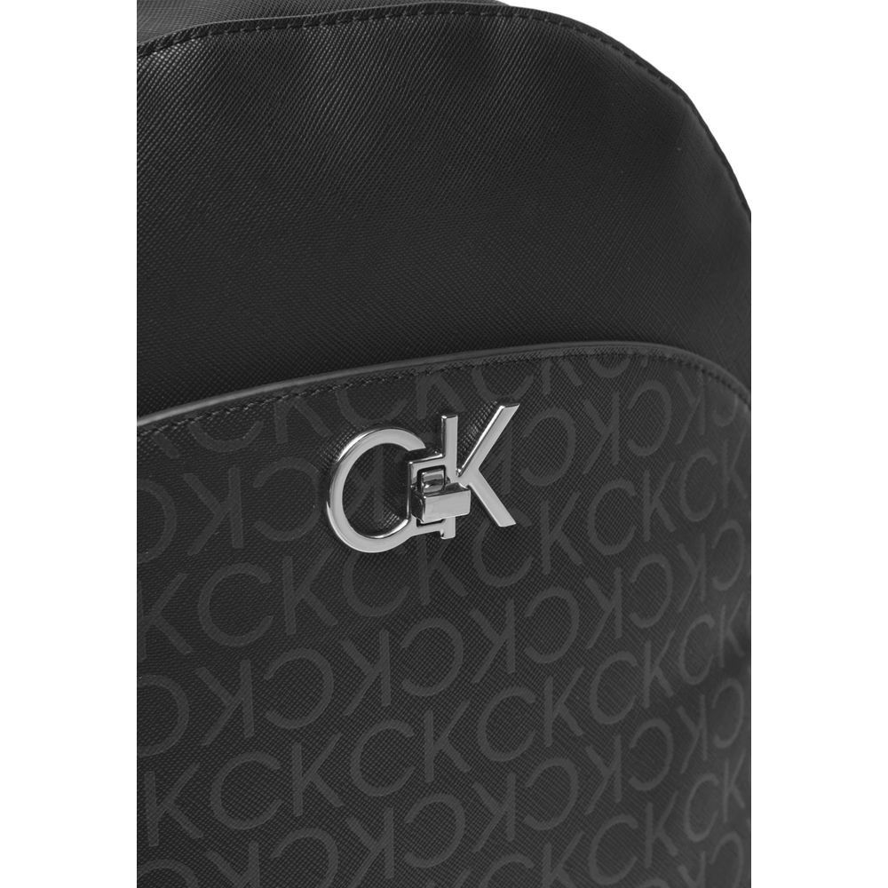 Calvin Klein Black Polyethylene Women's Backpack Size ONE SIZE - 3 Thumbnail