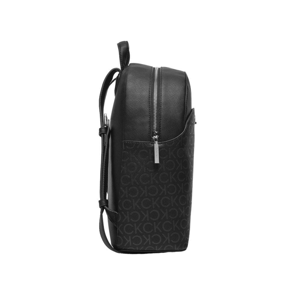 Calvin Klein Black Polyethylene Women's Backpack Size ONE SIZE - 4 Thumbnail