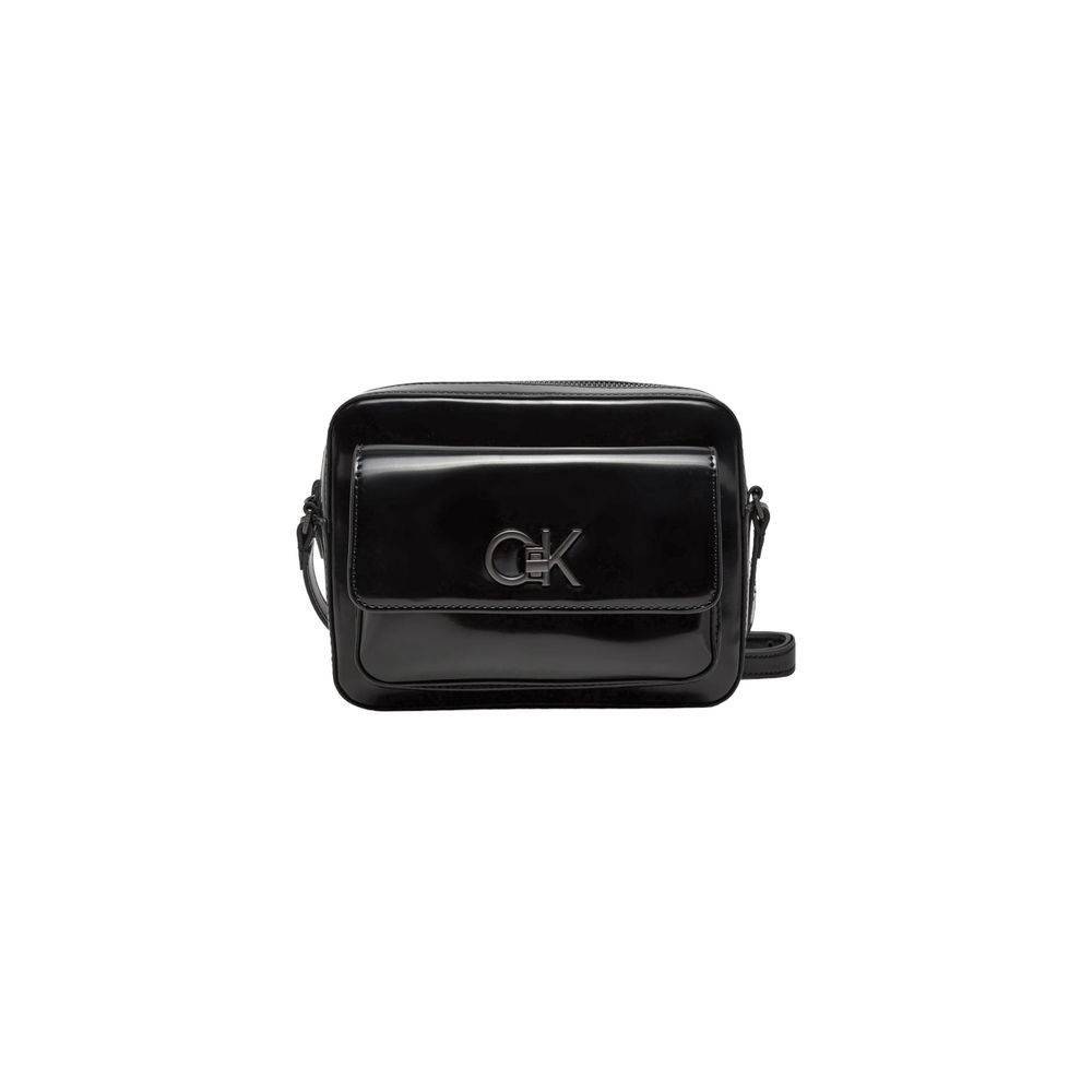 Calvin Klein Black Polyethylene Women's Handbag Size ONE SIZE - 2 Thumbnail