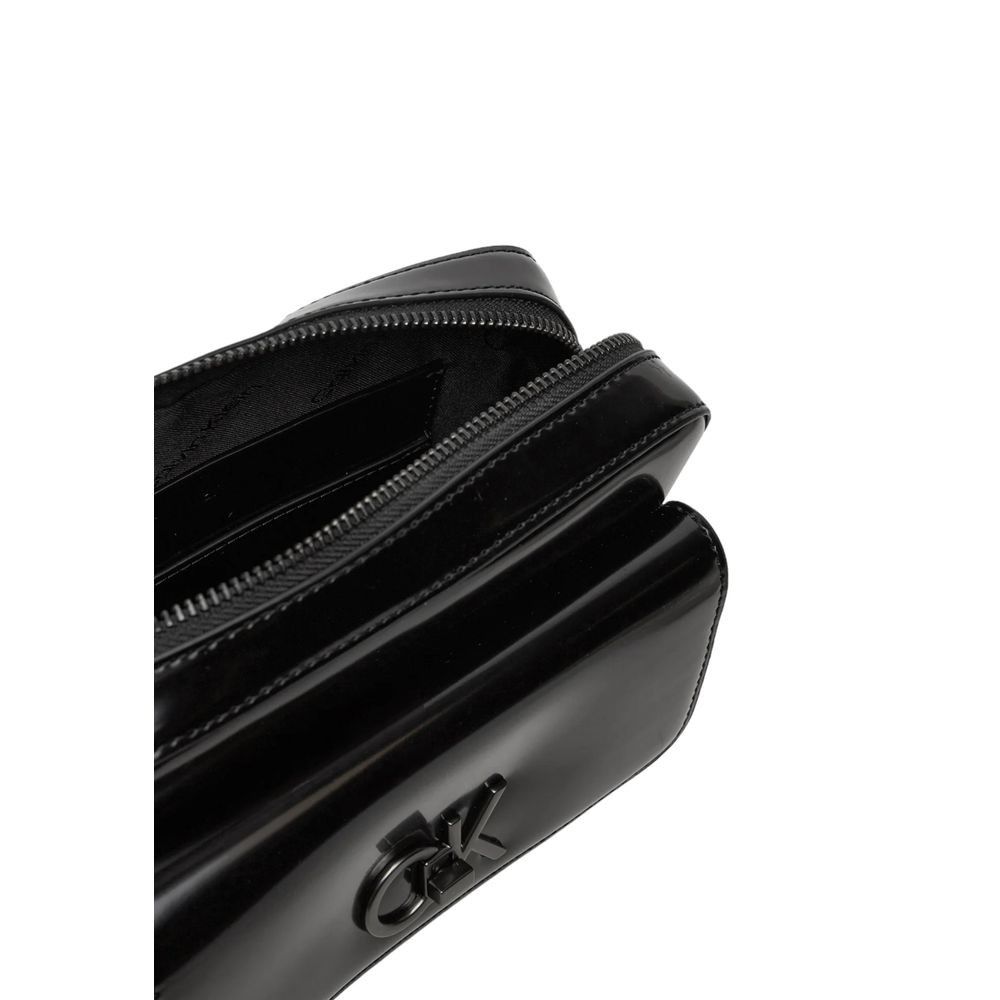 Calvin Klein Black Polyethylene Women's Handbag Size ONE SIZE - 4 Thumbnail