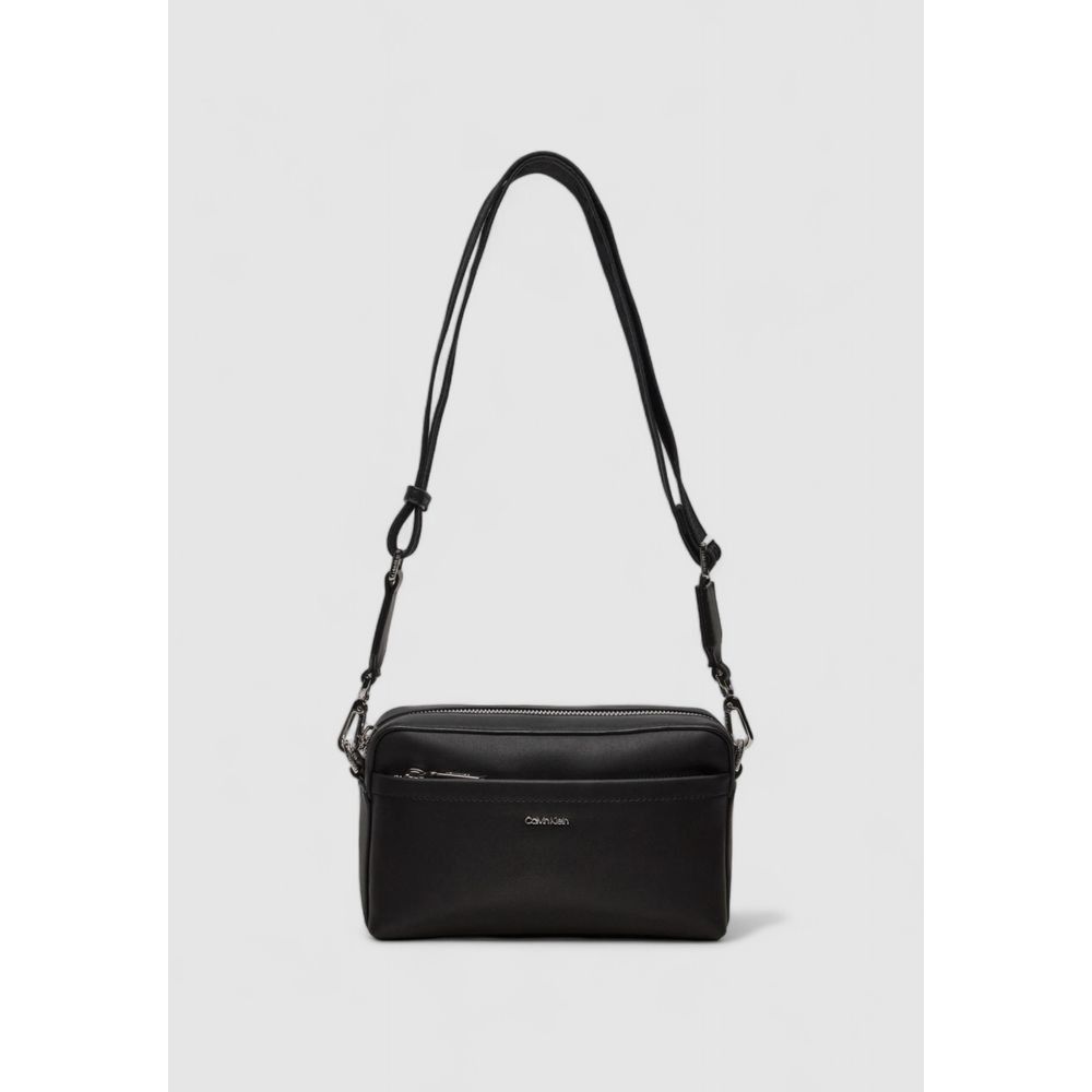 Calvin Klein Black Recycled Polyester Women's Handbag Size ONE SIZE - 5 Thumbnail