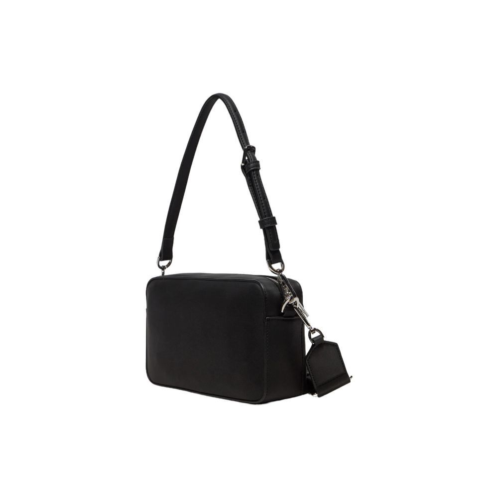 Calvin Klein Black Recycled Polyester Women's Handbag Size ONE SIZE - 3 Thumbnail