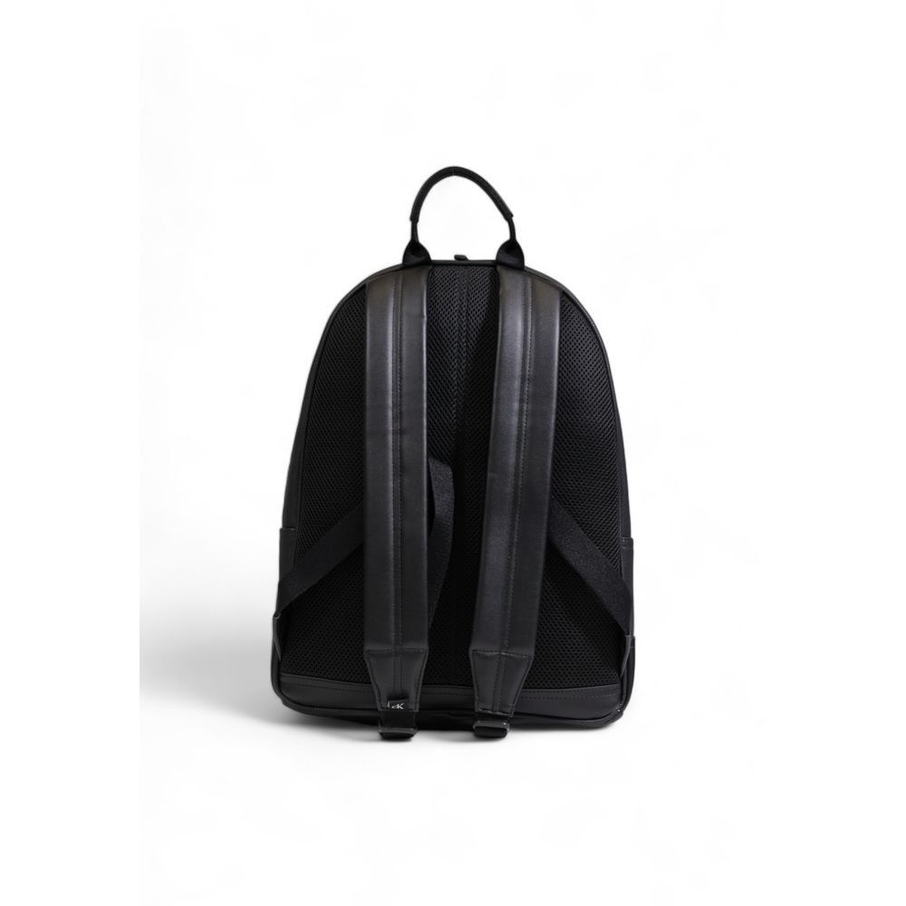 Calvin Klein Black Polyethylene Men's Backpack Size ONE SIZE - 2 Thumbnail