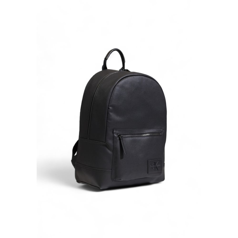 Calvin Klein Black Polyethylene Men's Backpack Size ONE SIZE - 4 Thumbnail