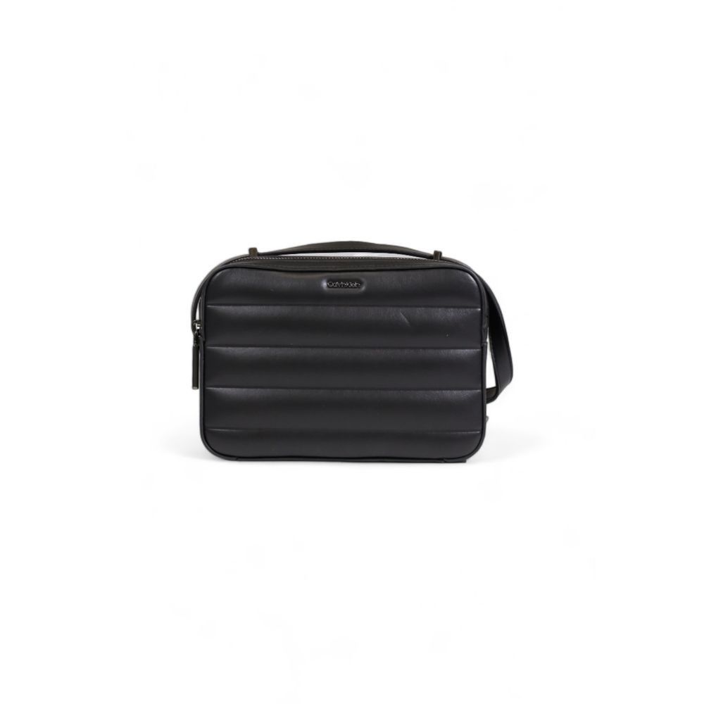 Calvin Klein Black Recycled Polyester Women's Handbag Size ONE SIZE - 4 Thumbnail