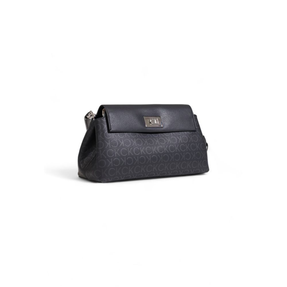 Calvin Klein Black Recycled Polyester Women's Handbag Size ONE SIZE - 4 Thumbnail