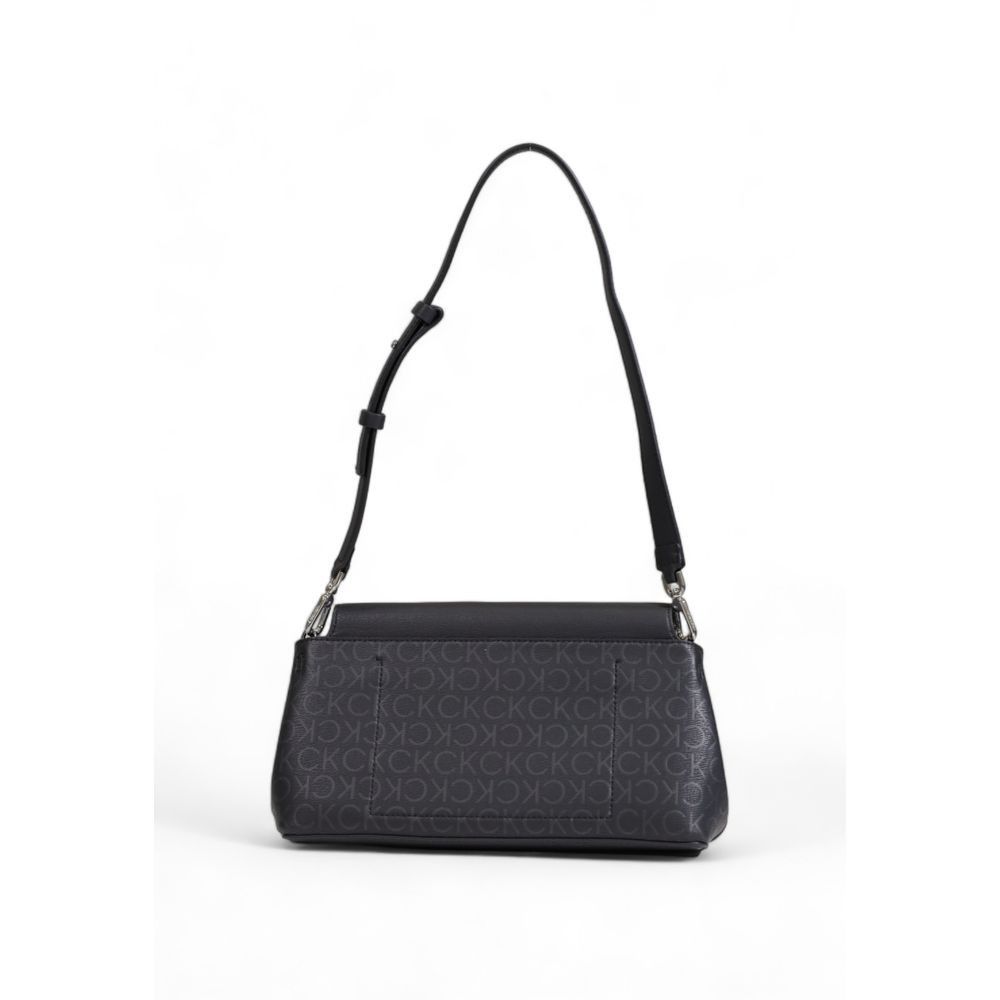 Calvin Klein Black Recycled Polyester Women's Handbag Size ONE SIZE - 2 Thumbnail