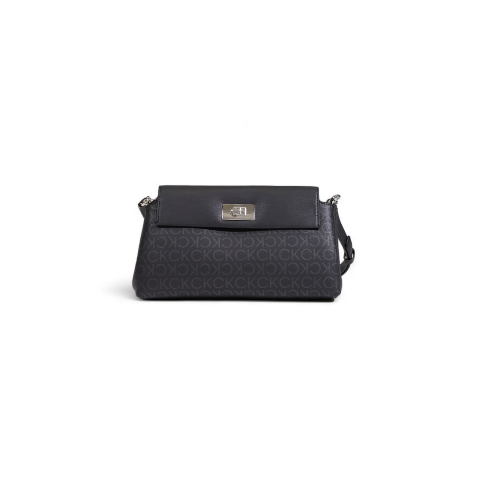 Calvin Klein Black Recycled Polyester Women's Handbag Size ONE SIZE - 3 Thumbnail