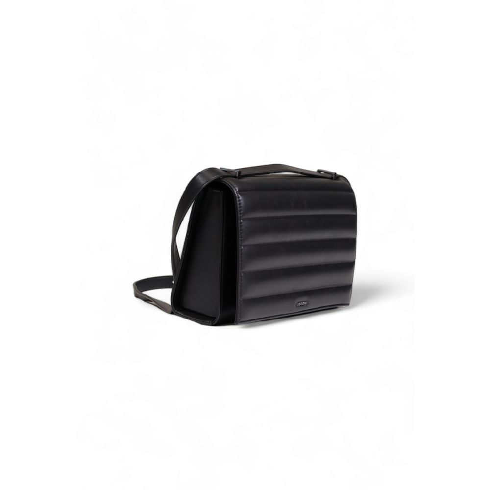Calvin Klein Black Polyethylene Women's Handbag Size ONE SIZE - 4 Thumbnail