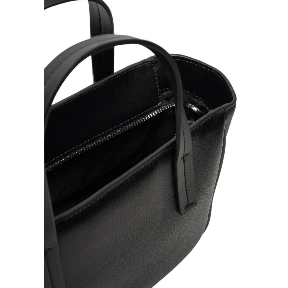 Calvin Klein Black Polyethylene Women's Handbag Size ONE SIZE - 4 Thumbnail