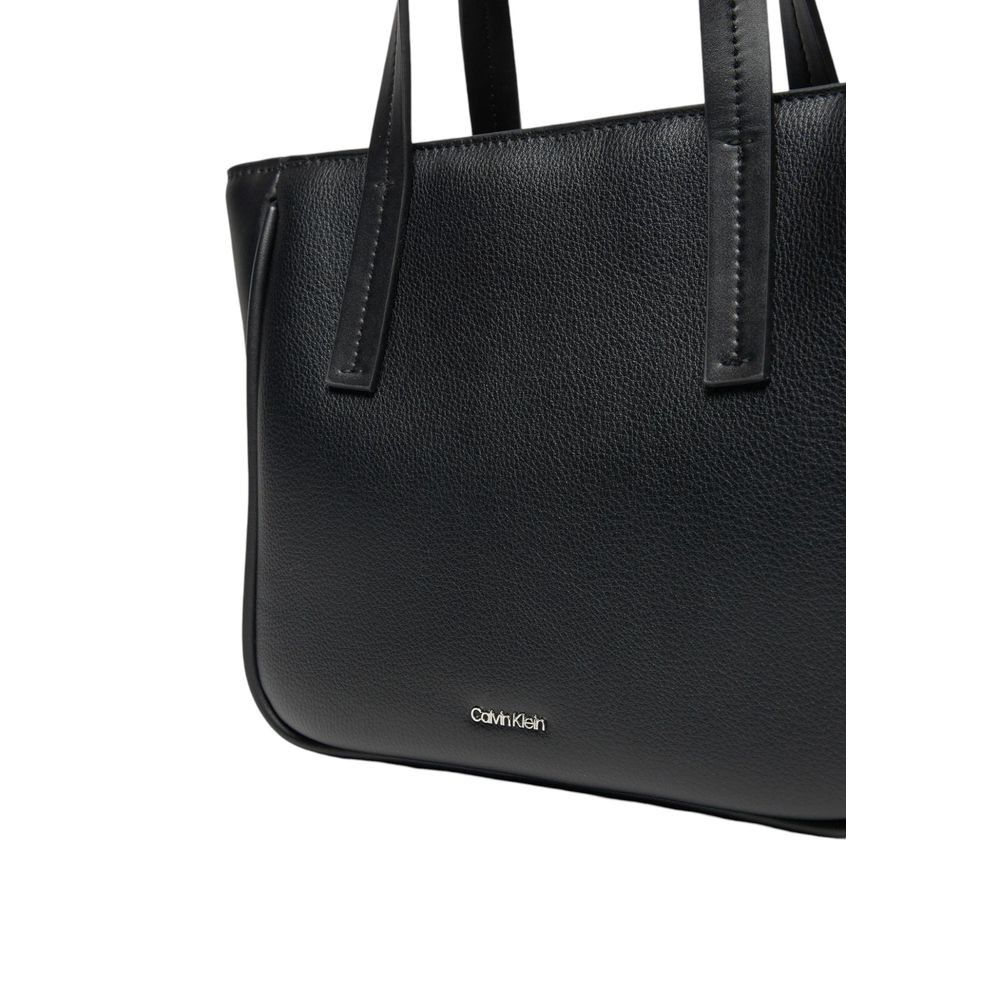 Calvin Klein Black Polyethylene Women's Handbag Size ONE SIZE - 2 Thumbnail