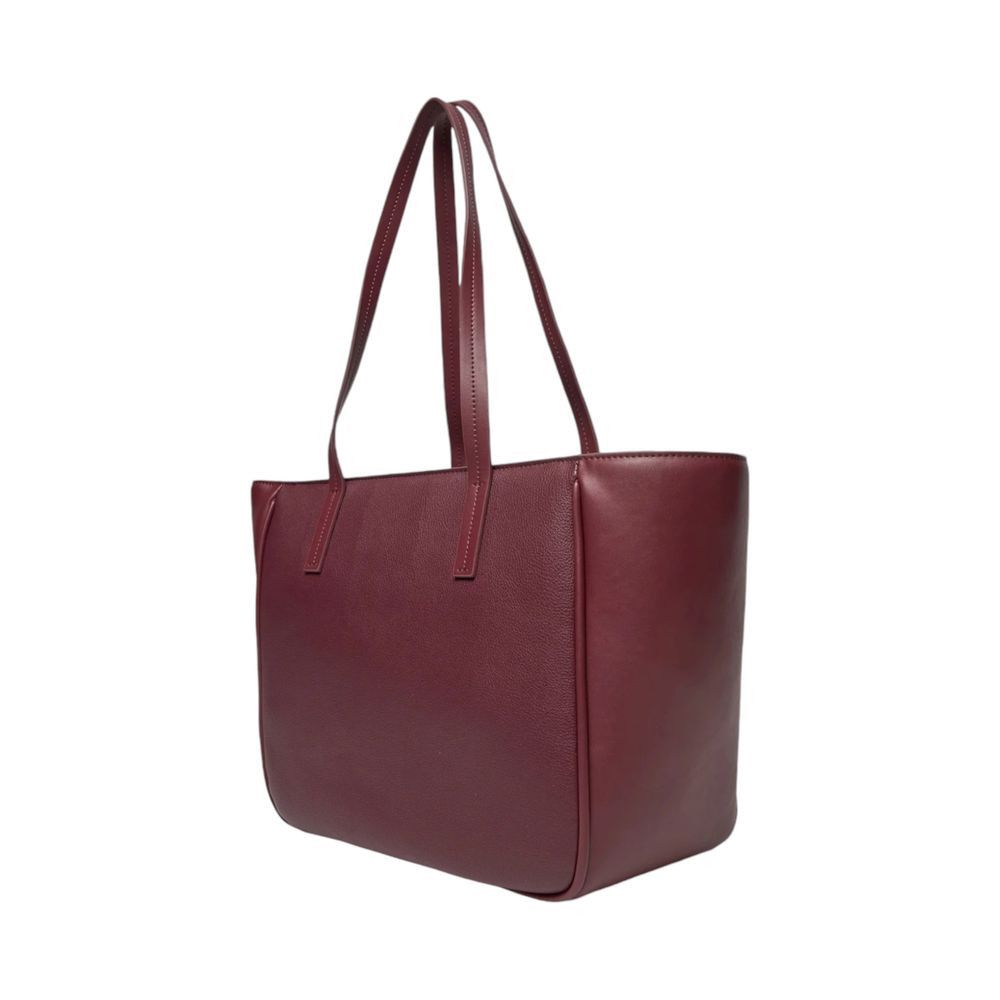 Calvin Klein Bordeaux Polyethylene Women's Handbag Size ONE SIZE - 3 Thumbnail