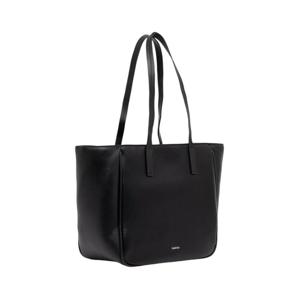 Calvin Klein Black Polyethylene Women's Handbag Size ONE SIZE - 2 Thumbnail