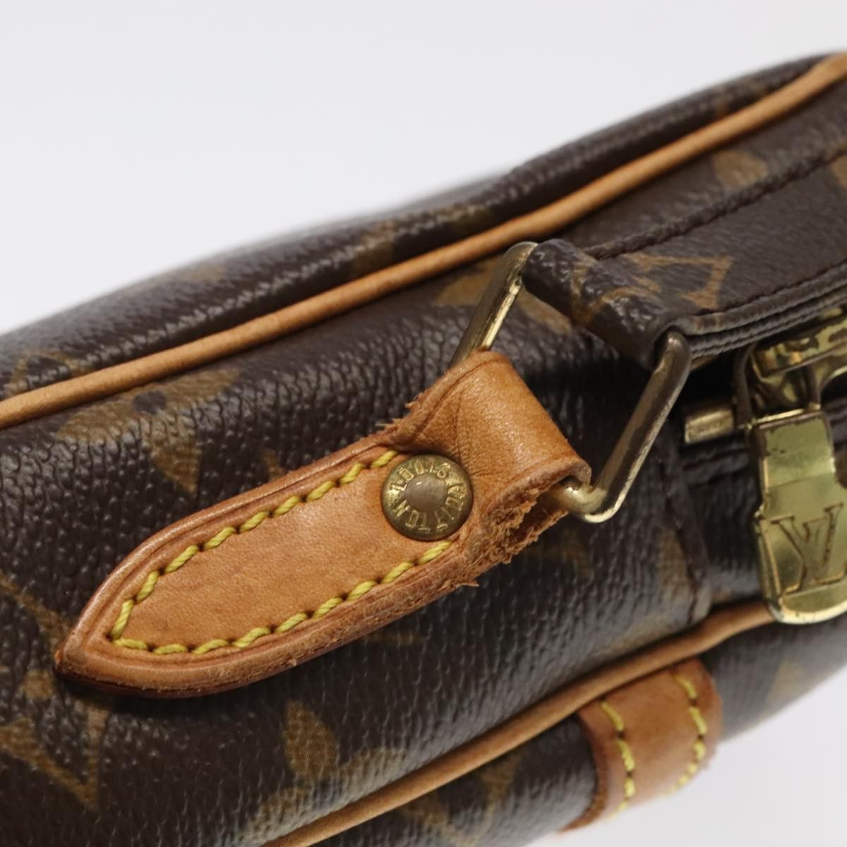 Louis Vuitton Danube Brown Canvas Shoulder Bag (Pre-Owned) Size ONE SIZE - 14 Thumbnail