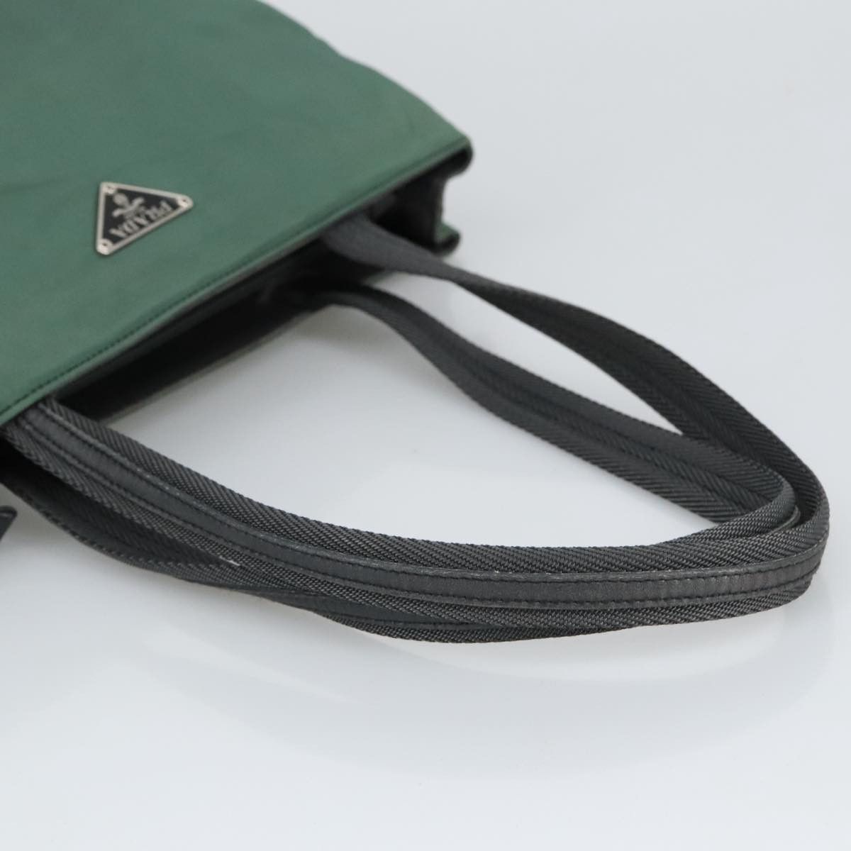 Prada Tessuto Khaki Synthetic Tote Bag (Pre-Owned) Size ONE SIZE - 7 Thumbnail