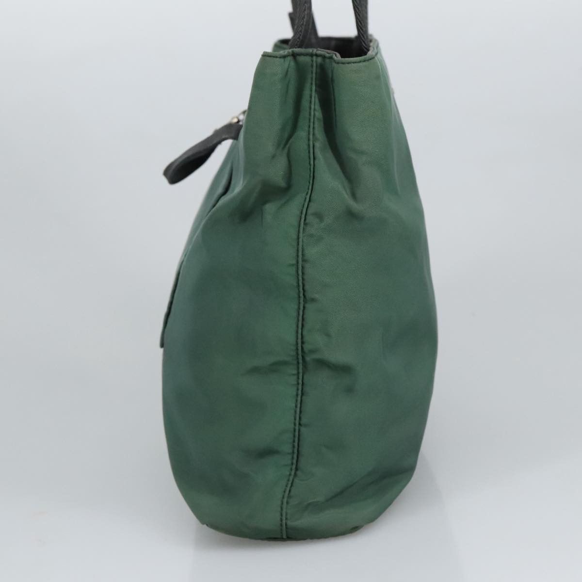 Prada Tessuto Khaki Synthetic Tote Bag (Pre-Owned) Size ONE SIZE - 4 Thumbnail