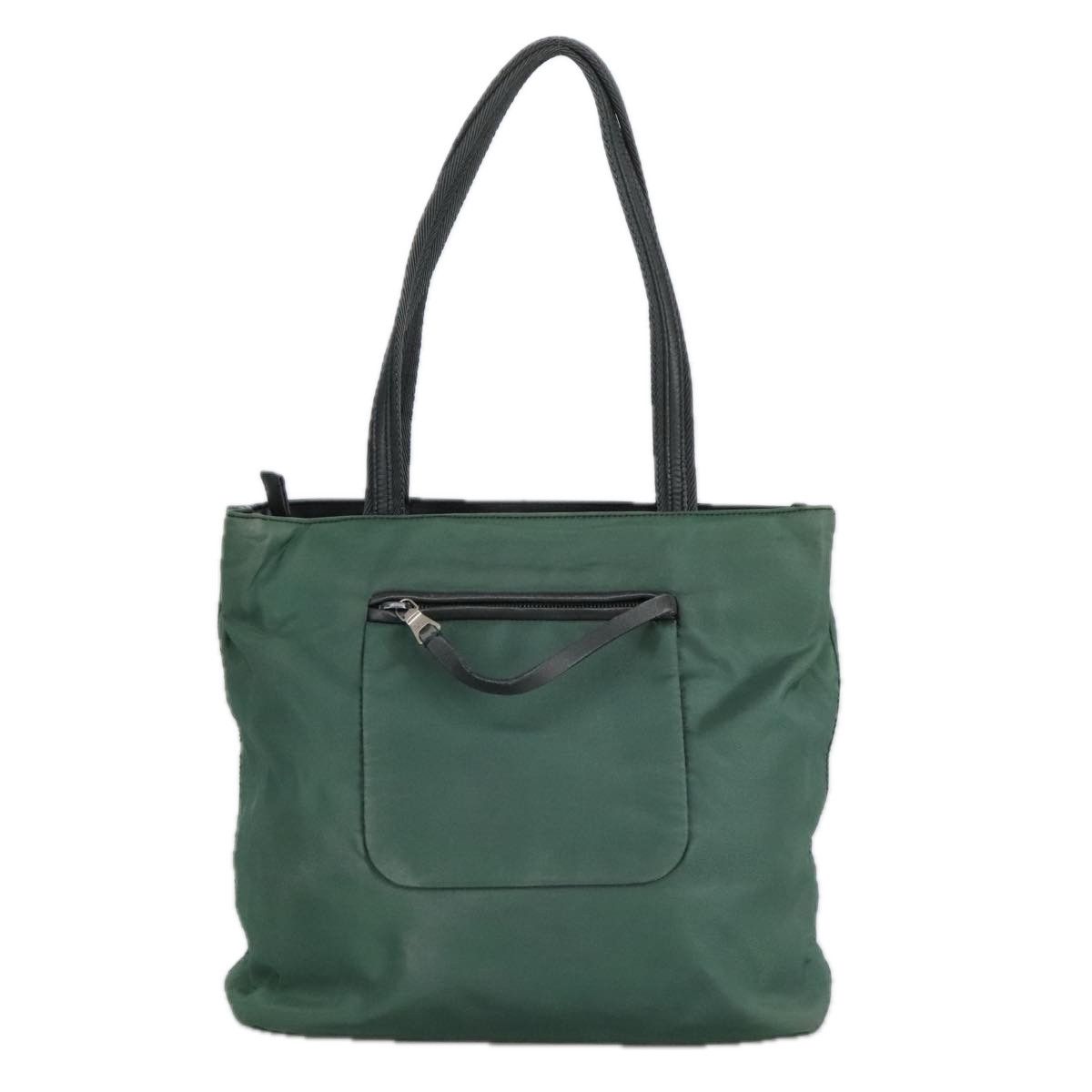 Prada Tessuto Khaki Synthetic Tote Bag (Pre-Owned) Size ONE SIZE - 3 Thumbnail