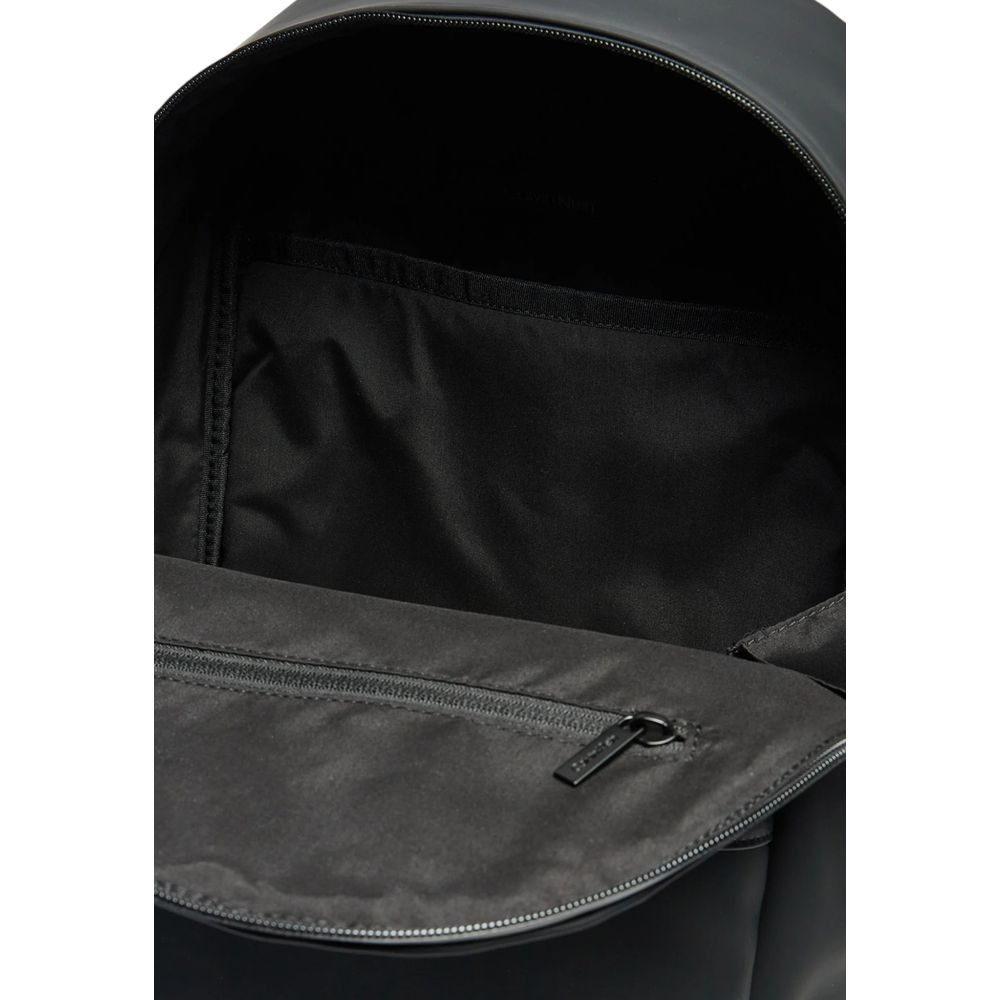 Calvin Klein Black Polyester Men's Backpack Size ONE SIZE - 4 Thumbnail