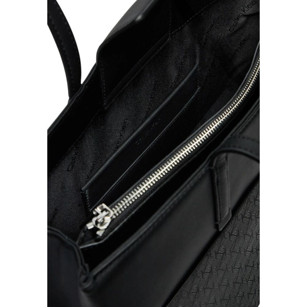 Calvin Klein Black Polyethylene Women's Handbag Size ONE SIZE - 4 Thumbnail