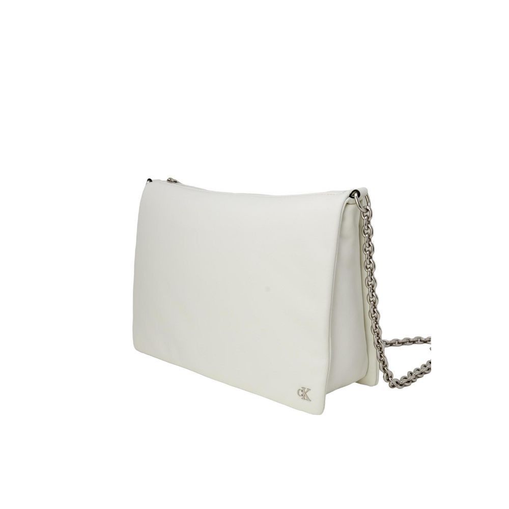 Calvin Klein Cream Recycled Polyester Women's Handbag Size ONE SIZE - 4 Thumbnail