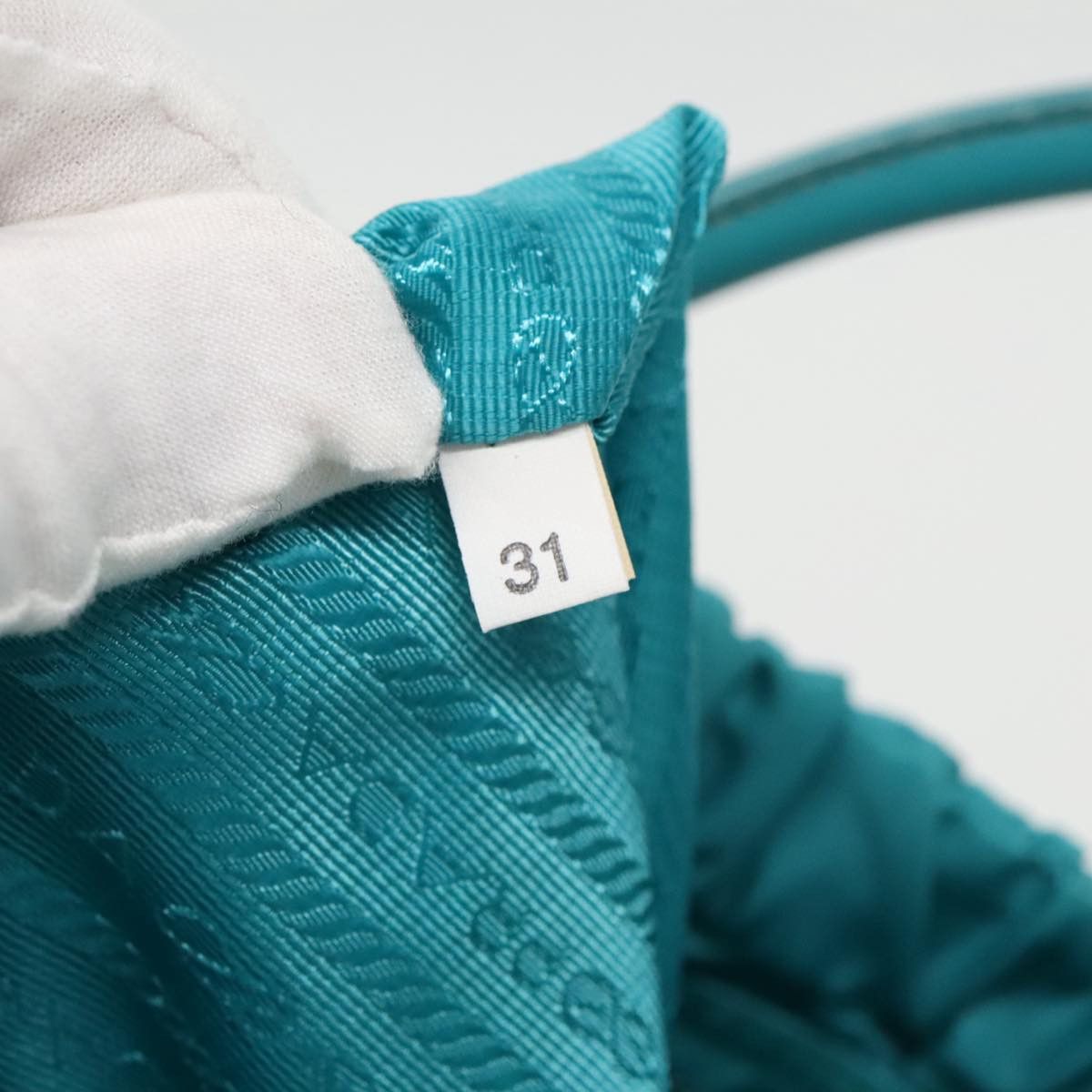 Prada Re-Nylon Turquoise Synthetic Handbag (Pre-Owned) Size ONE SIZE - 13 Thumbnail